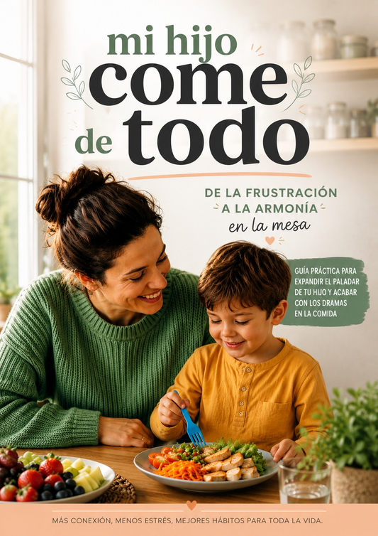 Mi hijo come de todo - enseña a tu hijo a incluir nuevos alimentos.